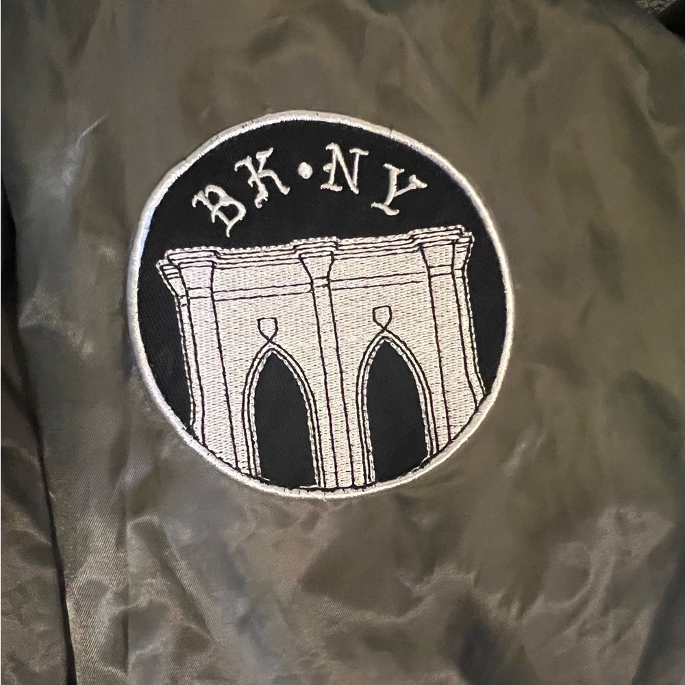 BKC Brooklyn Jacket Green Windbreaker Size Large In Men, Young Men's, Sz L - Picture 4 of 4